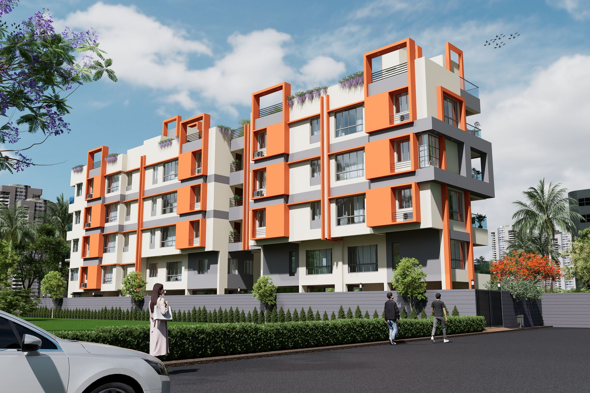 Apartment Buildings at Kolkata